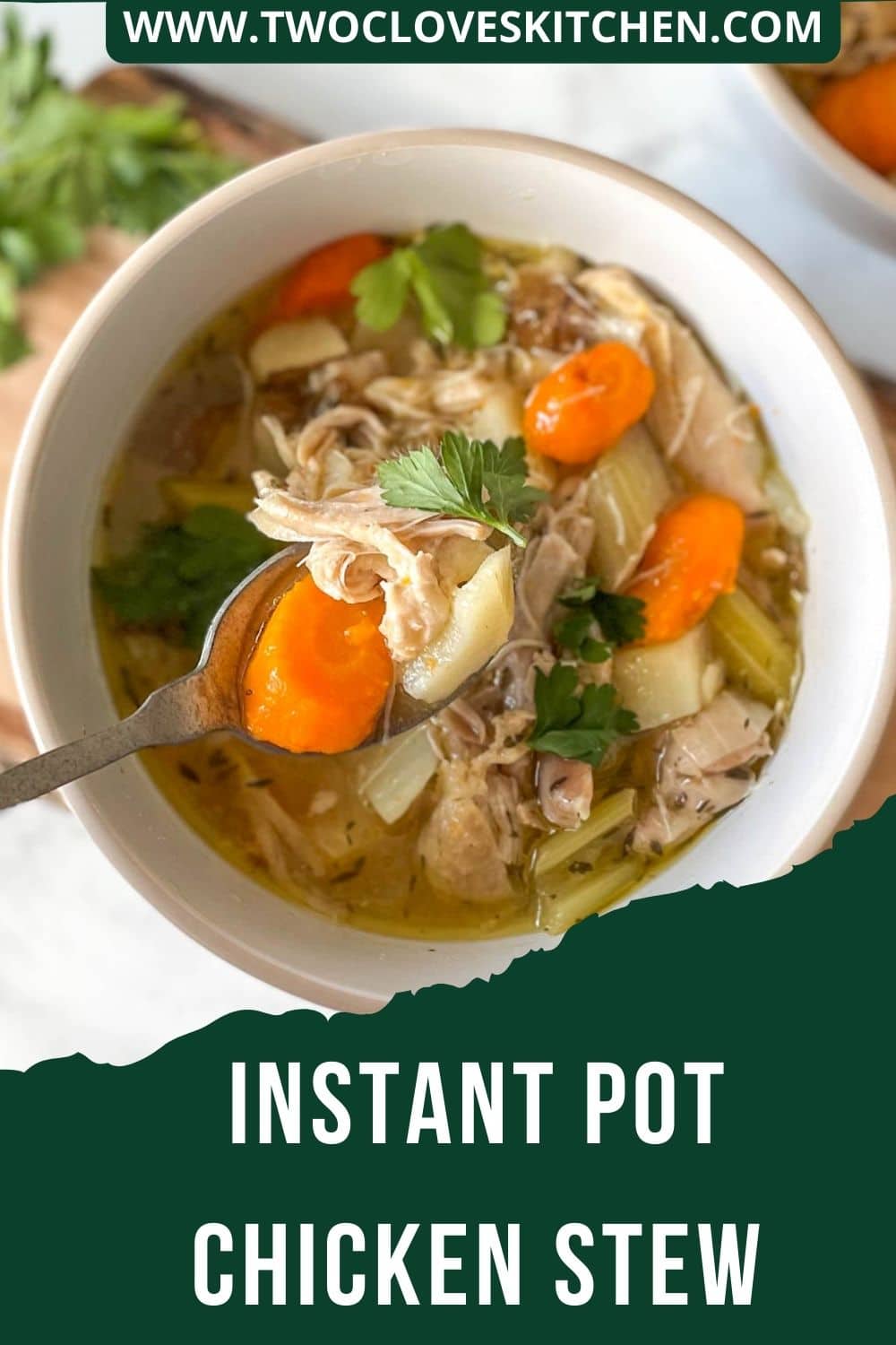 Instant Pot Chicken Stew - Two Cloves Kitchen