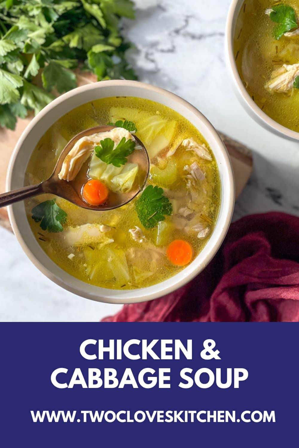 Chicken and Cabbage Soup with Ginger Two Cloves Kitchen