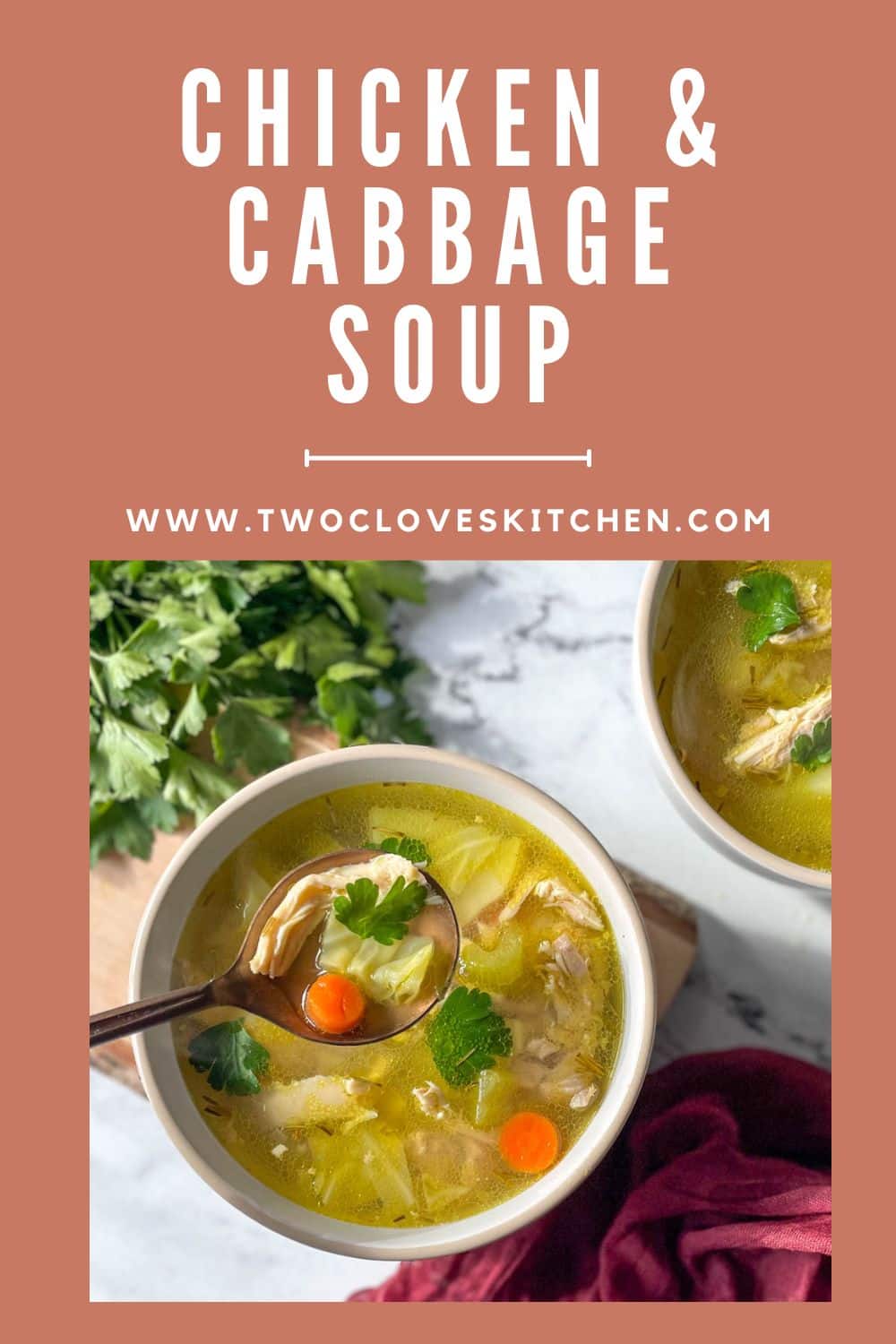 Chicken and Cabbage Soup with Ginger Two Cloves Kitchen