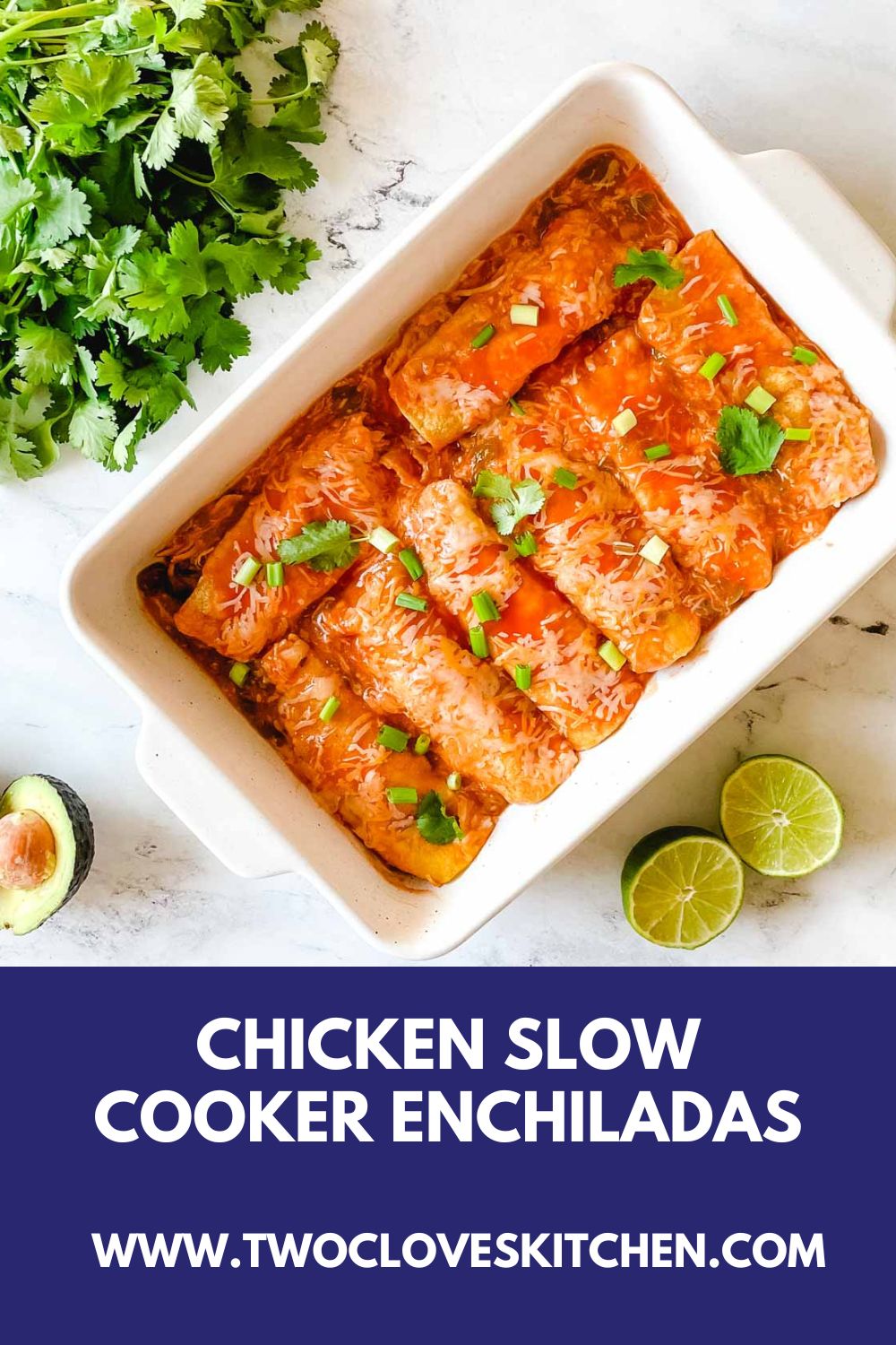 Chicken Slow Cooker Enchiladas Two Cloves Kitchen