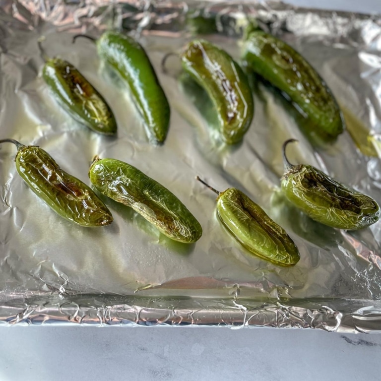 Roasted Jalapeños (Oven, Stovetop, Air Fryer & Grill Directions)