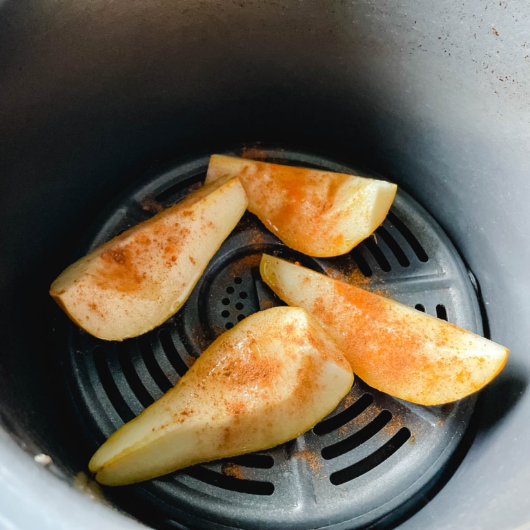 Easy Air Fryer Pears with Cinnamon Two Cloves Kitchen
