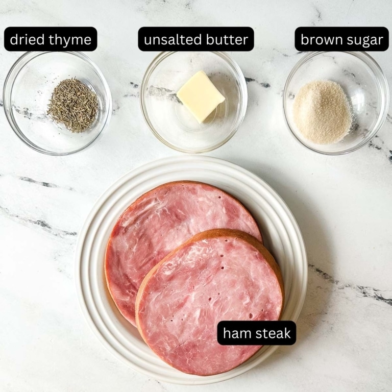 Easy Air Fryer Ham Steak Recipe Two Cloves Kitchen