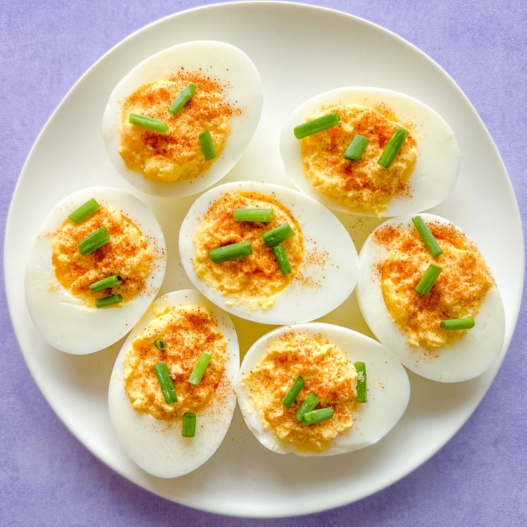 Deviled Eggs Without Mustard Two Cloves Kitchen