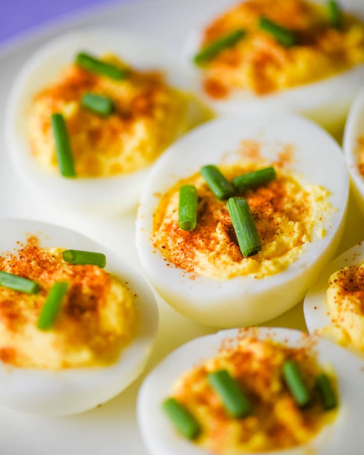 Deviled Eggs Without Mustard - Two Cloves Kitchen