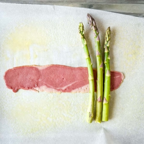 Turkey Bacon Wrapped Asparagus - Two Cloves Kitchen