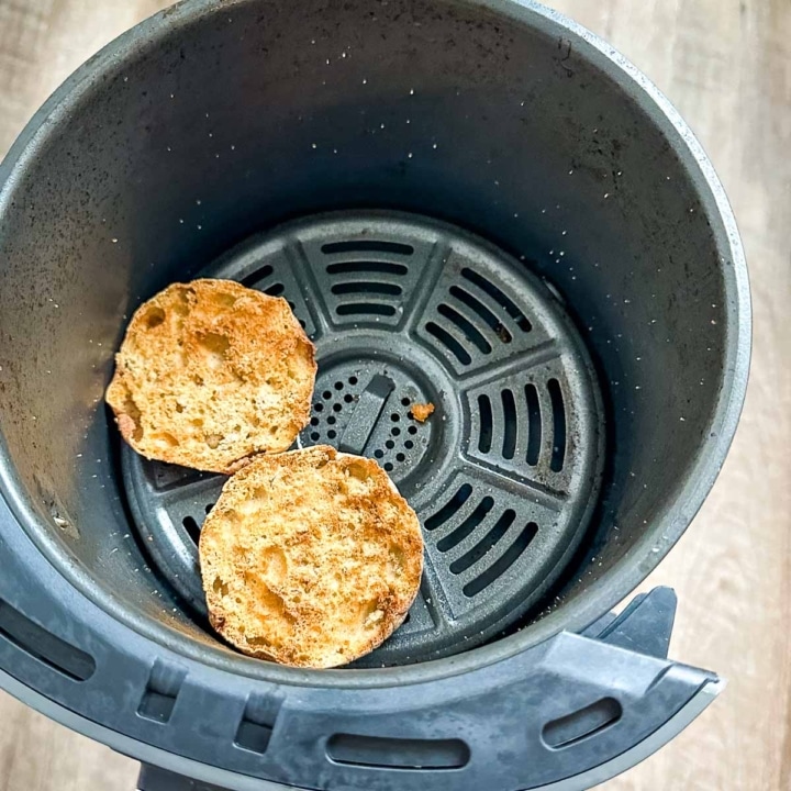 Easy Air Fryer English Muffins - Two Cloves Kitchen