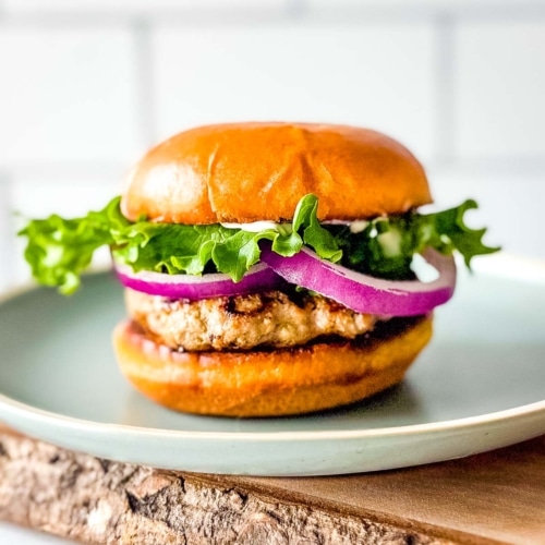 The Best Air Fryer Turkey Burgers - Two Cloves Kitchen