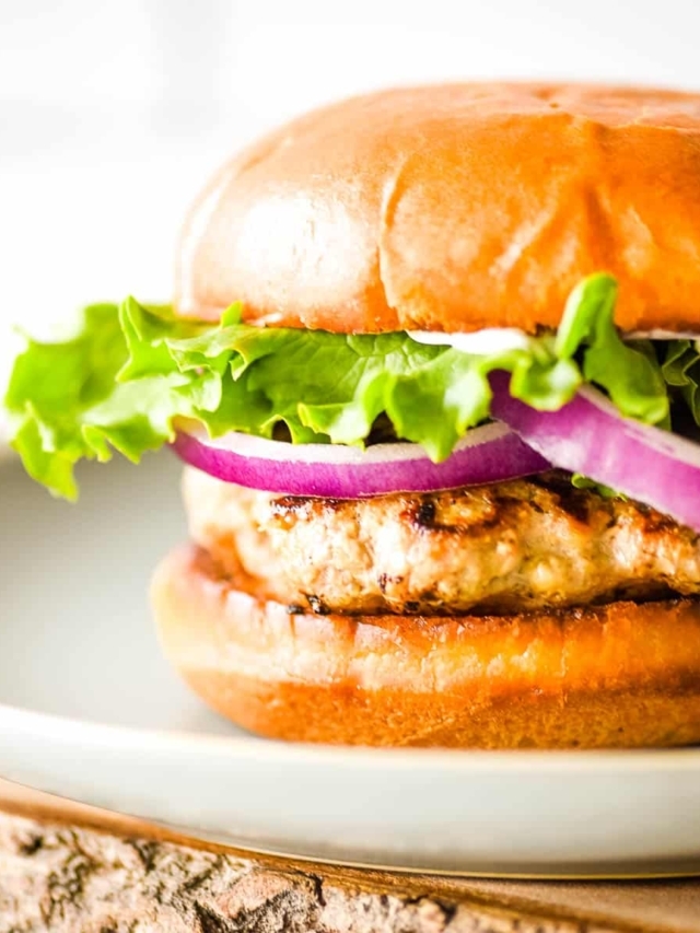 Air Fryer Turkey Burger Recipe