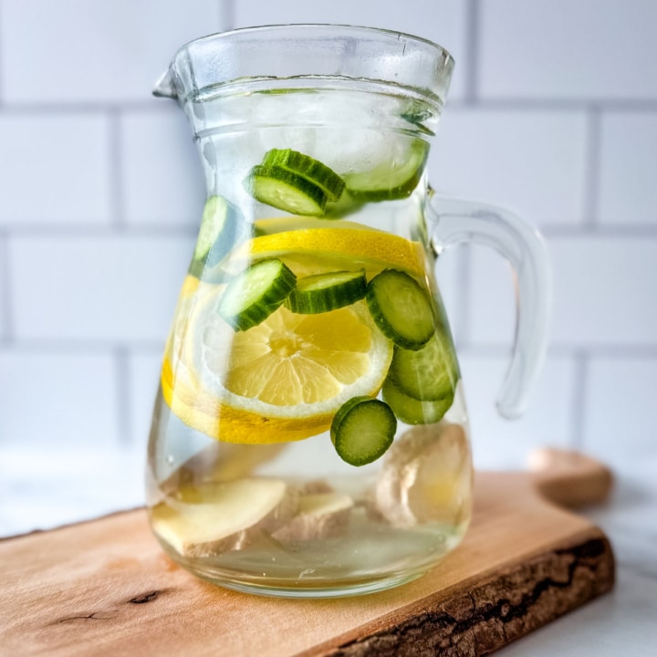 Cucumber Lemon Ginger Water Two Cloves Kitchen 6751