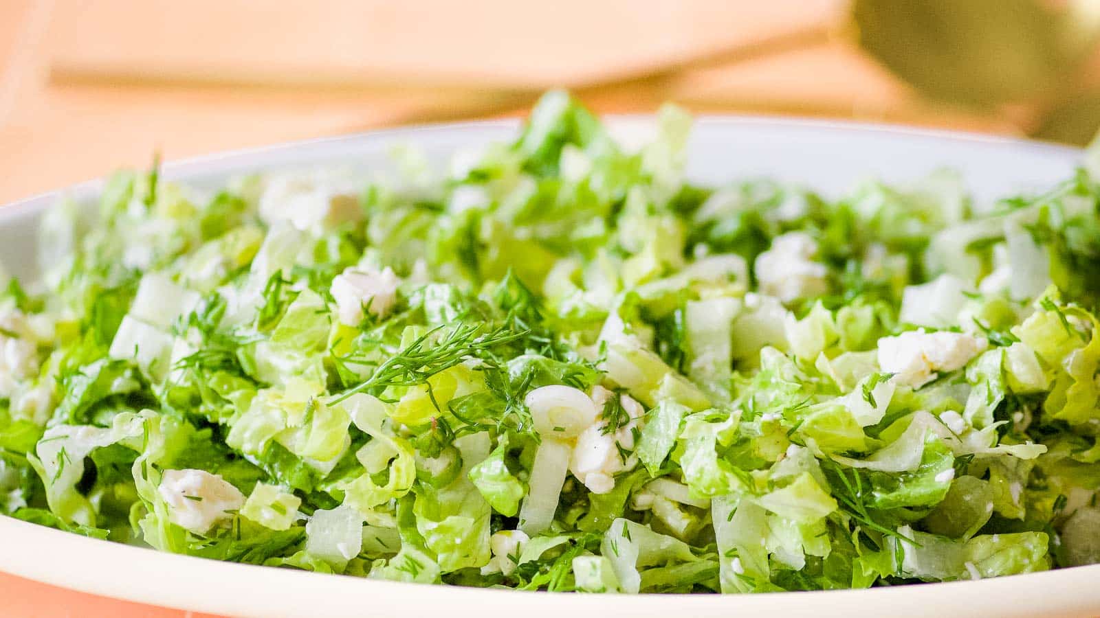 Prasini Salad (Greek Green Salad)