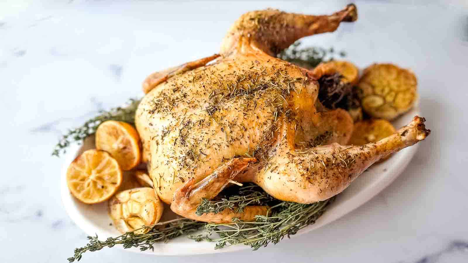 Herbes de Provence Roasted Chicken - Two Cloves Kitchen