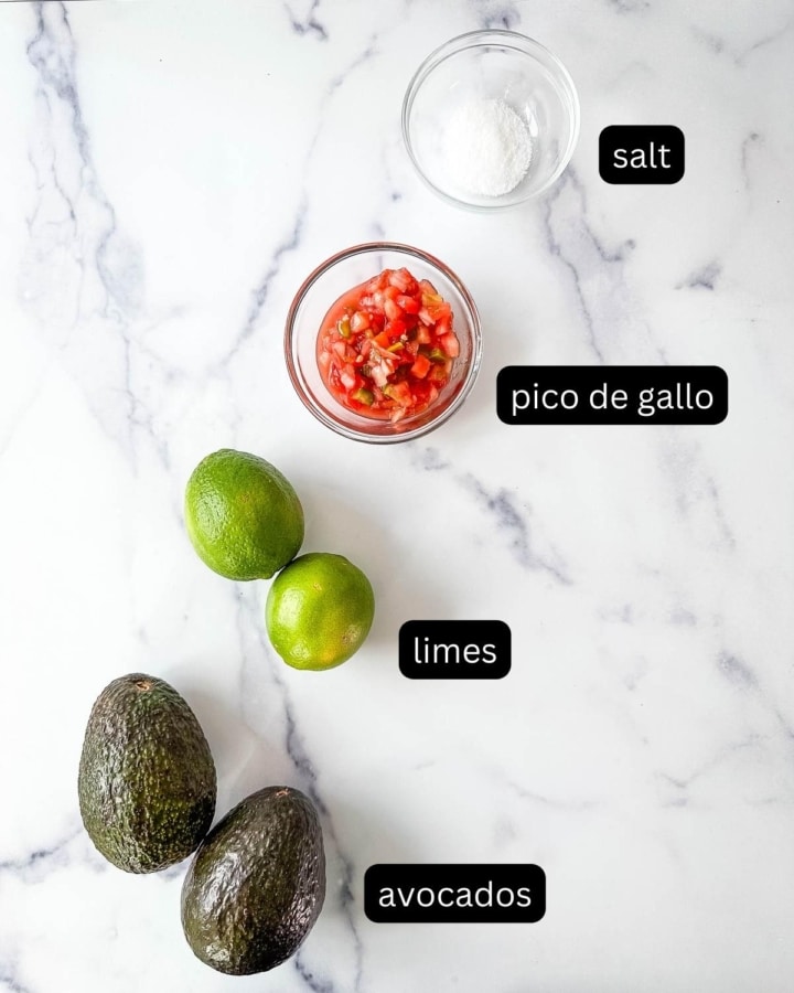 Easy 4Ingredient Guacamole Recipe Two Cloves Kitchen